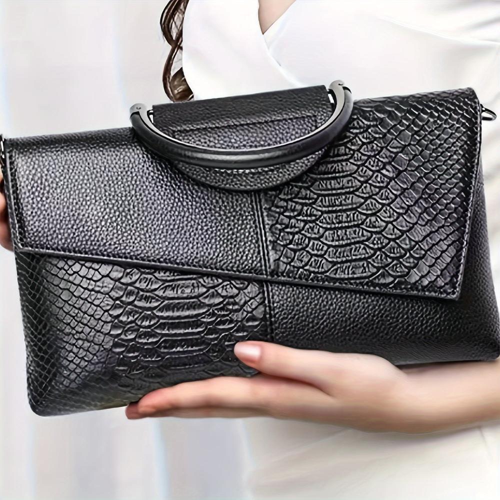 Seraphine™ Classic | Bolso de Lujo con Textura Cocodrilo