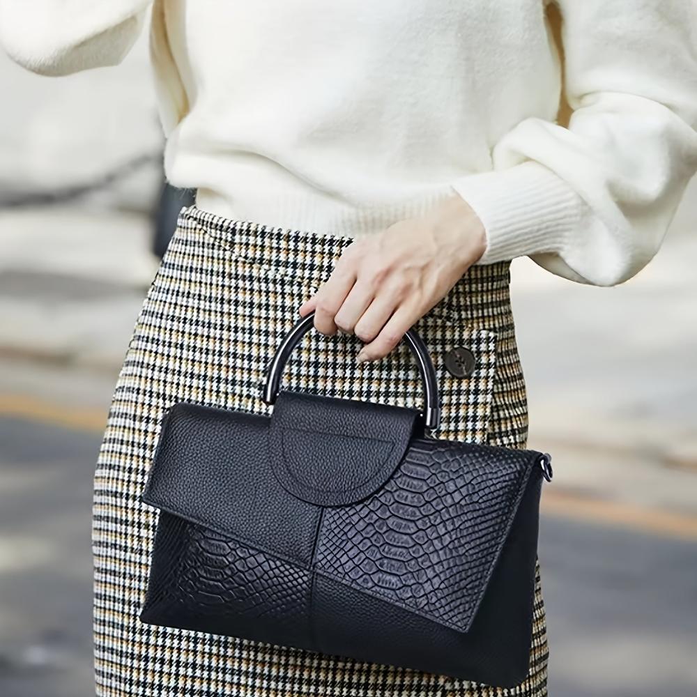 Seraphine™ Classic | Bolso de Lujo con Textura Cocodrilo