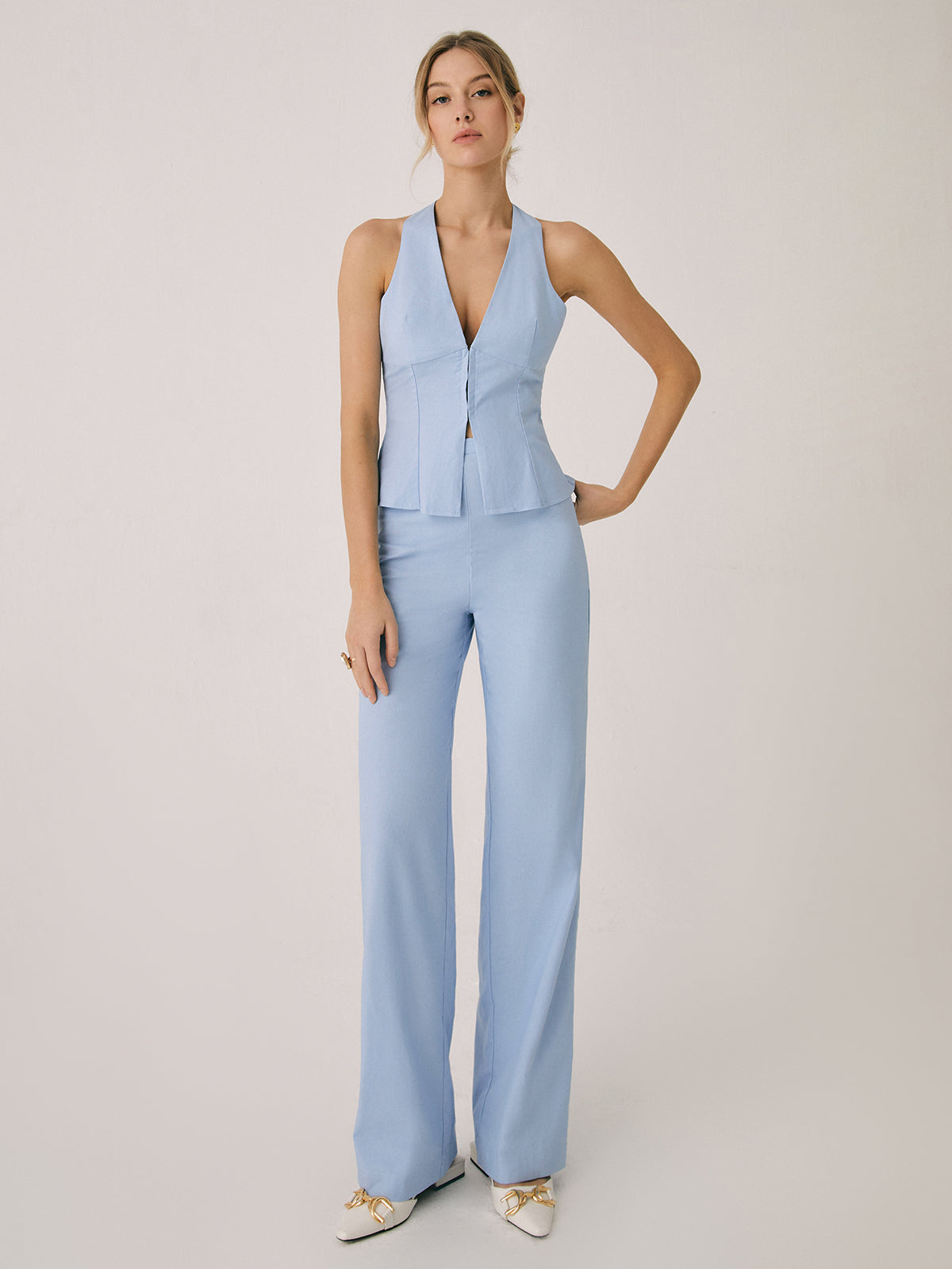 LENA™ – Conjunto de pantalón recto