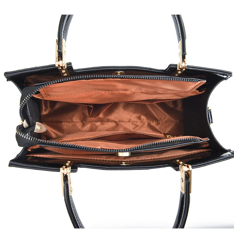 Bronx™ Shine | Bolso de Lujo con Textura Cocodrilo