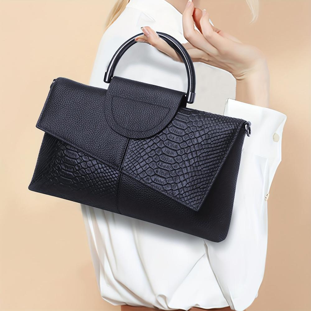 Seraphine™ Classic | Bolso de Lujo con Textura Cocodrilo