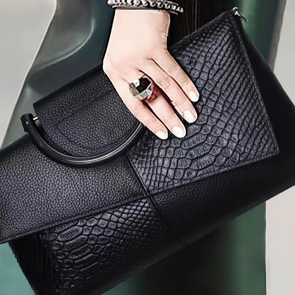 Seraphine™ Classic | Bolso de Lujo con Textura Cocodrilo
